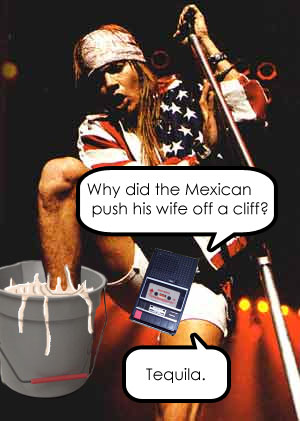 Axl Rose Uses the Jokestrap™