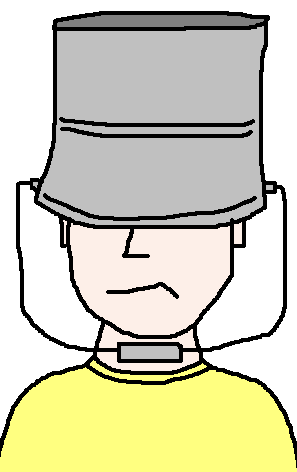 Bucket as Sombrero