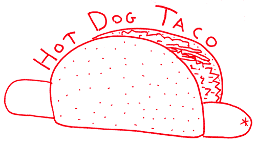 Hot Dog Taco